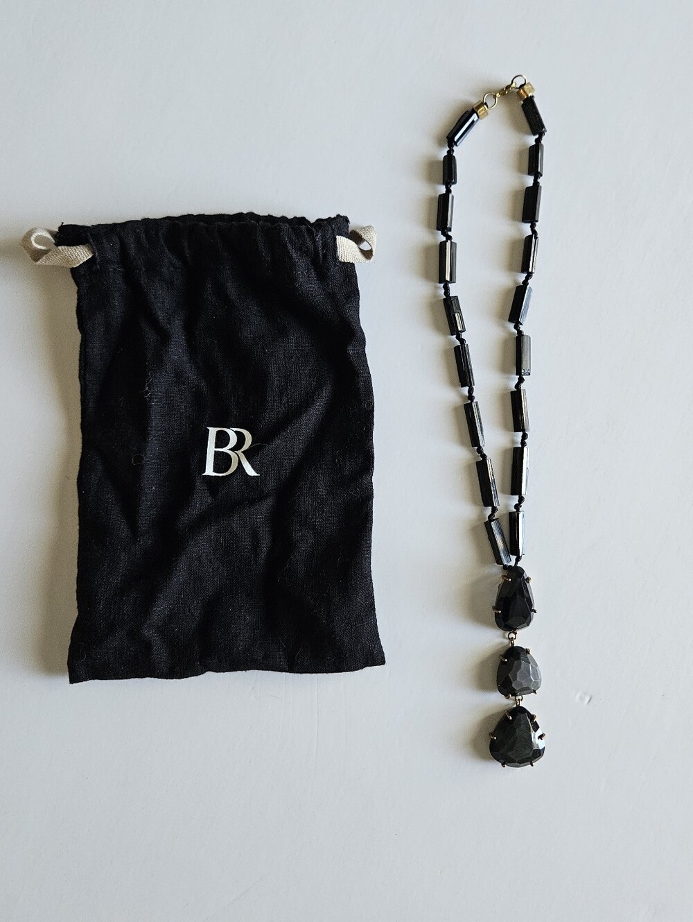 Banana Republic's Obsidian Necklace